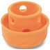 Jouet interactif pour chien (couleur orange)