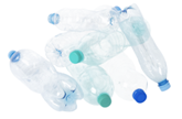 Petit truc de jouet pour chien avec des bouteilles de plastique